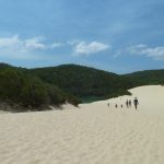 Hammerstone Sandblow & Lake Wabby, Fraser Island, Queensland, Australia